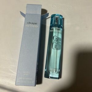 CLINIQUE MY HAPPY / Indigo Mist.5 fl oz new in box